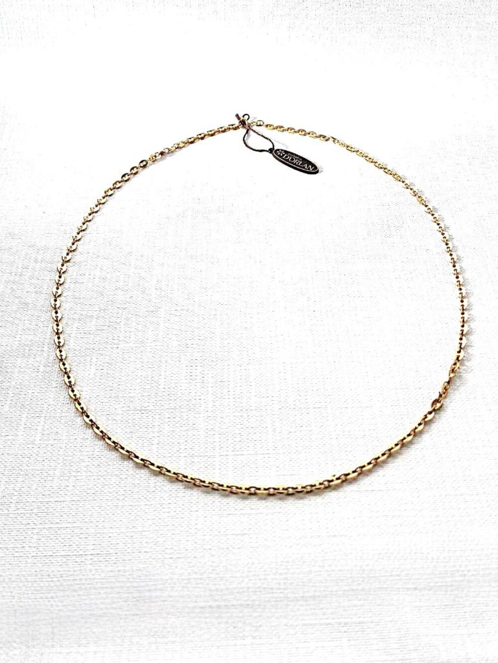 Vintage D'Orlan oval link necklace